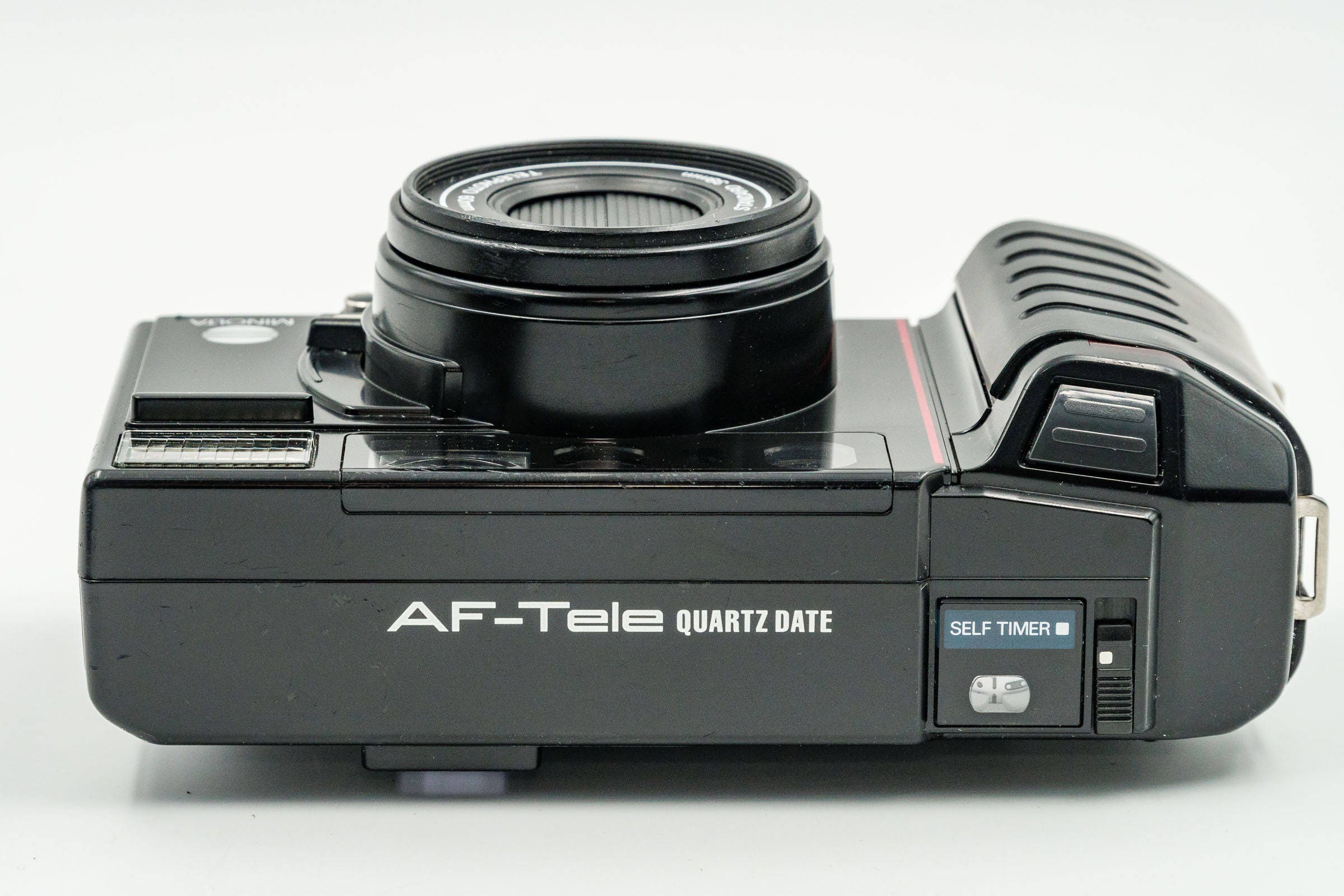 Minolta AFTele 35 mm Rangefinder Camera with Standard 38mm & Telephoto