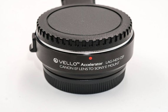 Vello Canon EF Lens to Sony E-Mount Camera Accelerator AF Lens Adapter. New!