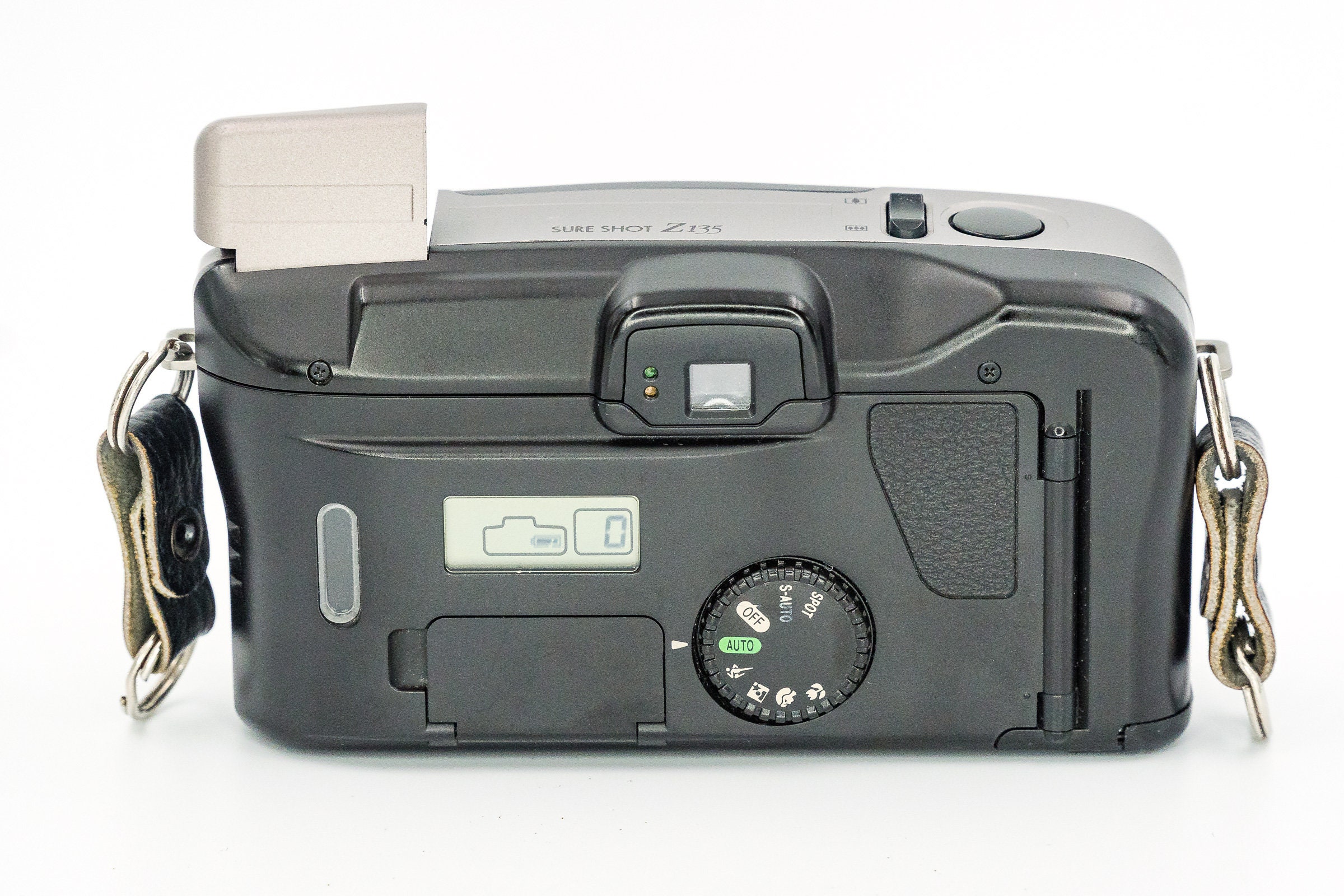 Canon Sure Shot Z135 Film Camera with 38135mm Canon lens.