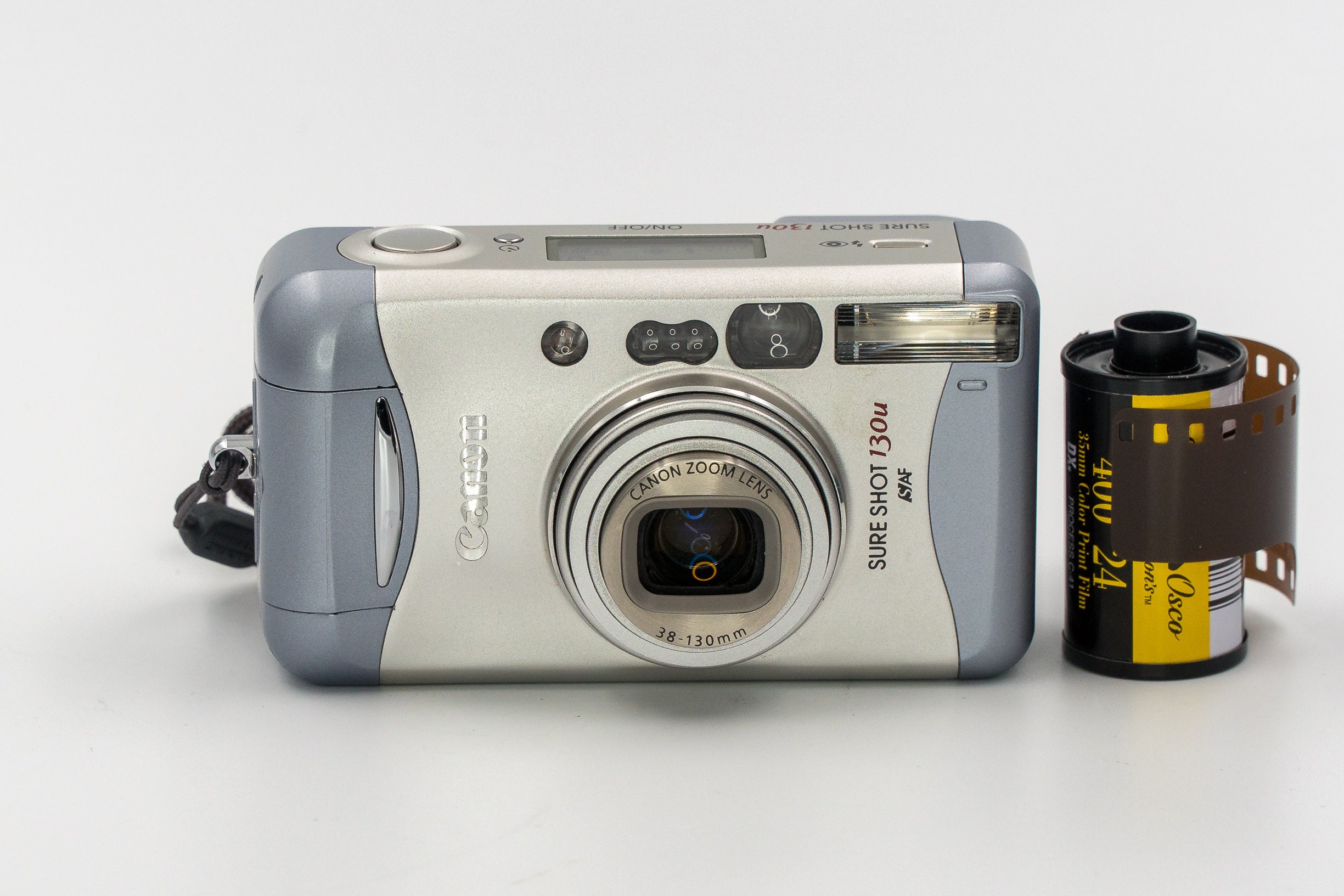 Canon Sure Shot 130u 35mm PointandShoot Camera with Canon 38130mm