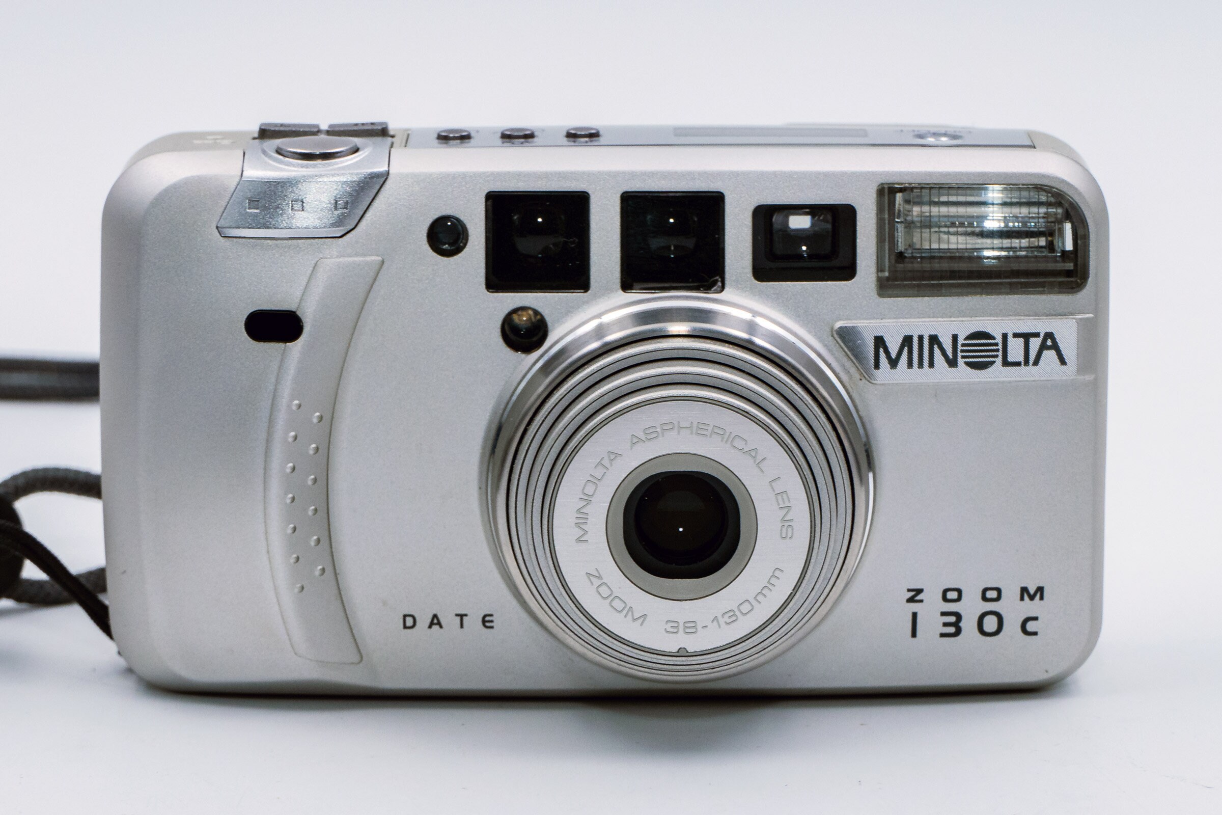 Minolta ZOOM 130C AF HighPerformance 35mm Film Camera with 38130mm power zoom lens. Like New!