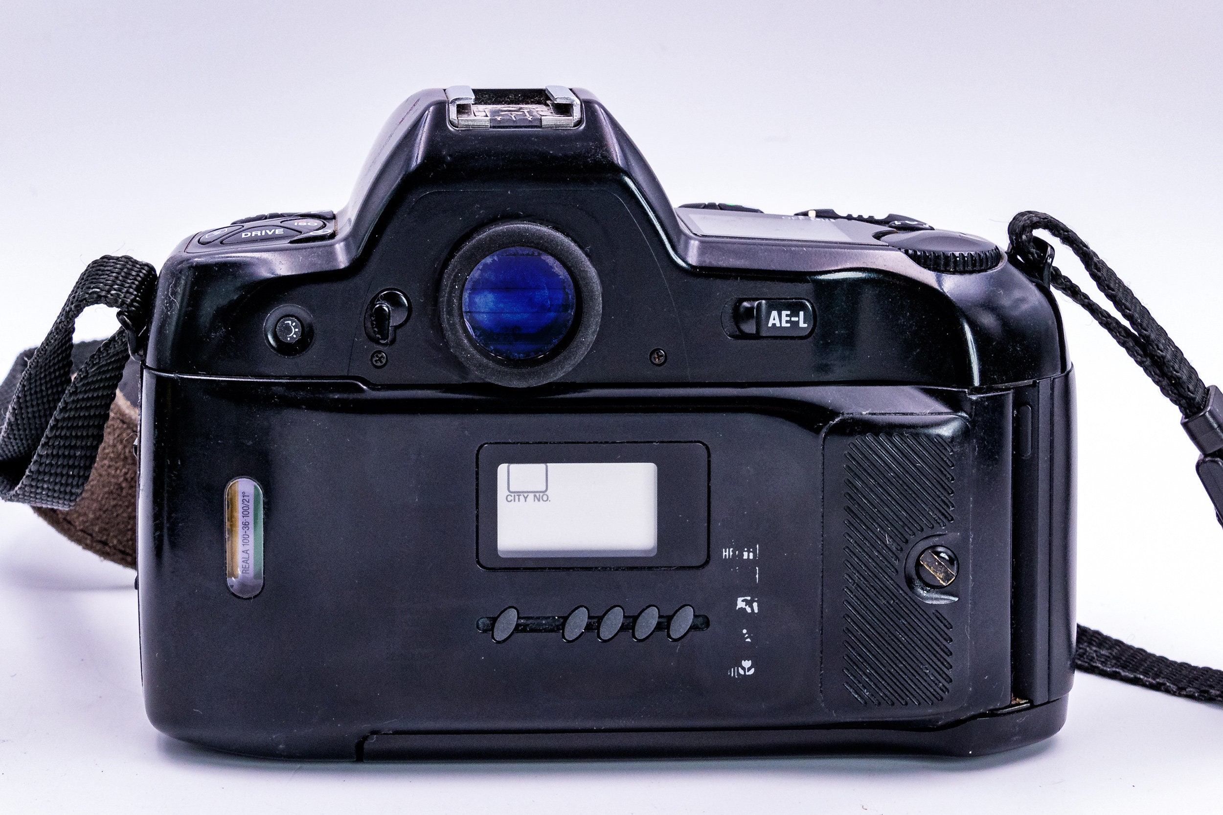 Nikon N90s 35mm SLR Camera with Sigma Zoom 2470mm f/3.55.6 Lens.