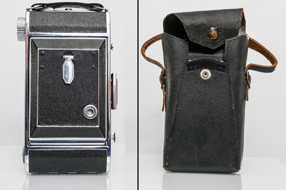 French Dehel Demaria-Lapierre Folding 120 6x9 Camera With Manar 110mm F4.5 Lens