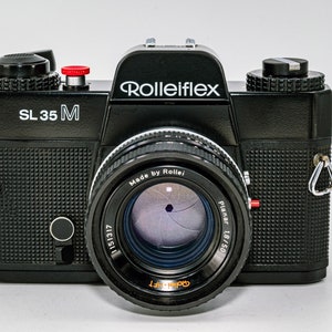 Rolleiflex SL35M with Rollei Planar 50mm f/1.8. The real gem of superb German optics and photo equipment!