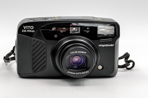 Rare, state-of-the-art Voigtlander Vito 28-90QD 35mm film camera. Made in Germany.  Like New condition! Free Shipping!