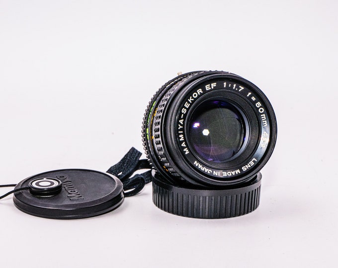 Set of Four Mamiya EF-X. EF 2 and EF Compatible lenses, all in very good condition, with both caps.