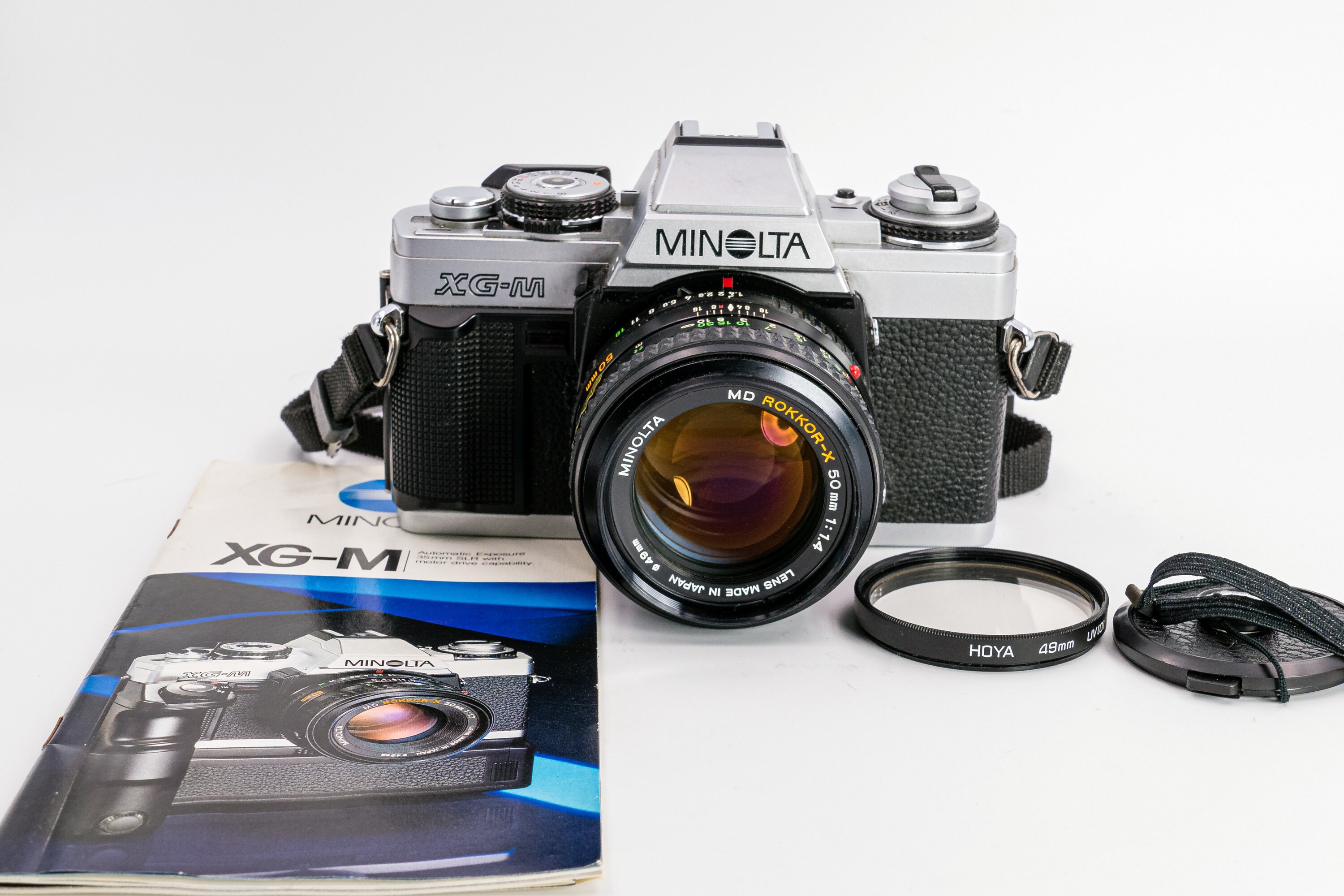 Minolta XG-M with Minolta MD Rokkor-X 50mm F1.4 lens Minolta XG-M with Minolta MD Rokkor-X 50mm F1.4 lens