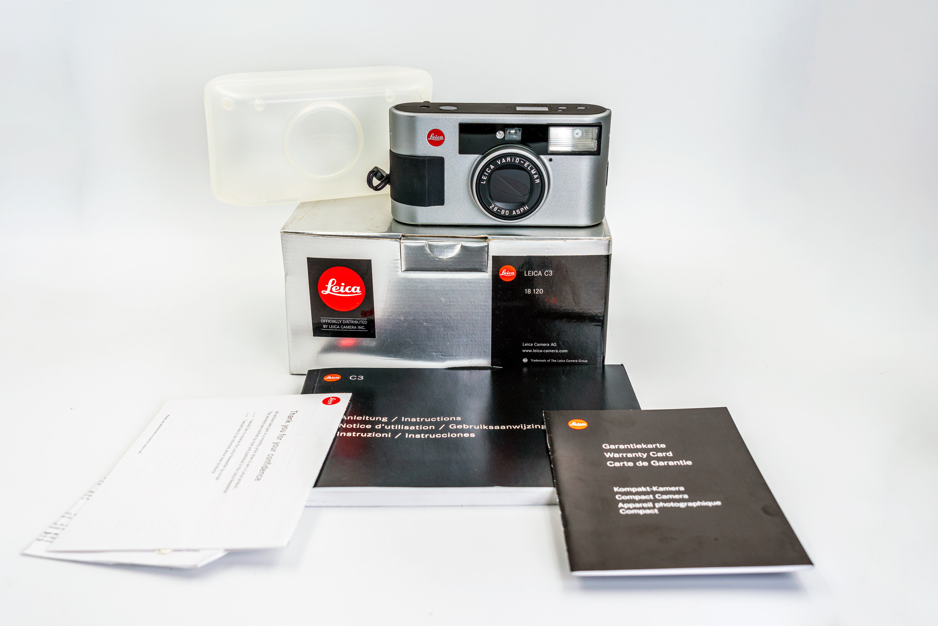 Brand New Leica C3 35mm FIlm Camera with Leica VarioElmar 2880mm ASPH