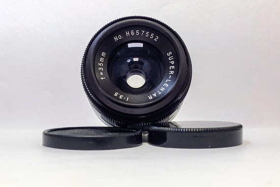 Tokina Super Lentar 35mm F3.5 with TWO aperture rings.  Excellent condition, like new.