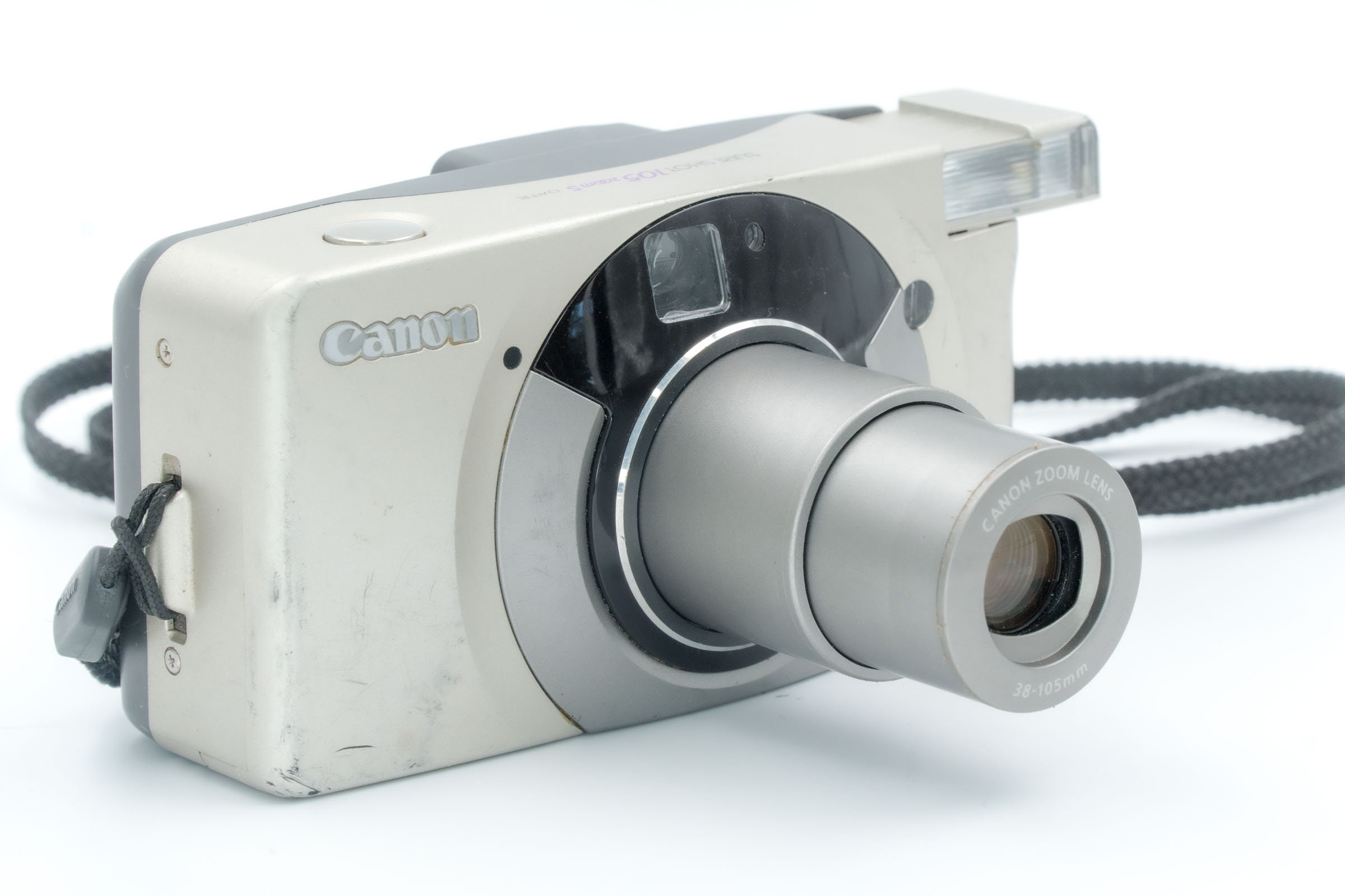 Canon Sure Shot 105 Zoom S 35mm PointandShoot Date Camera with 38