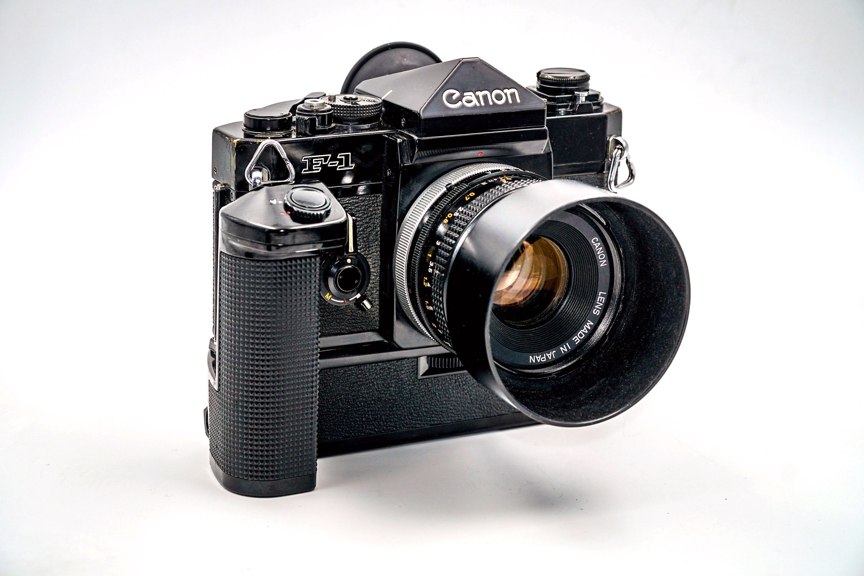 Classic Canon F1 SLR Camera with Canon FD 50mm f/1.8 S.C. lens