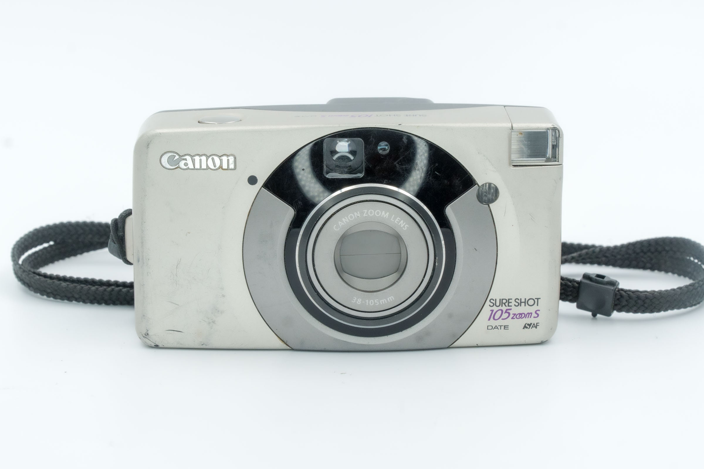 Canon Sure Shot 105 Zoom S 35mm PointandShoot Date Camera with 38