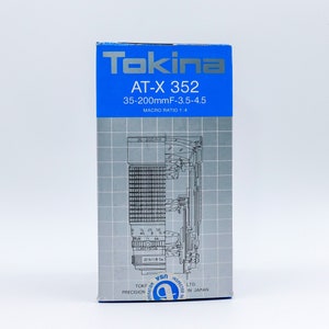 TOKINA AT-X 352 35-200mm Long Zoom + 1:4 Macro lens. C/Y Mount. Like New! Optional C/Y to Sony e-Mount Adapter.