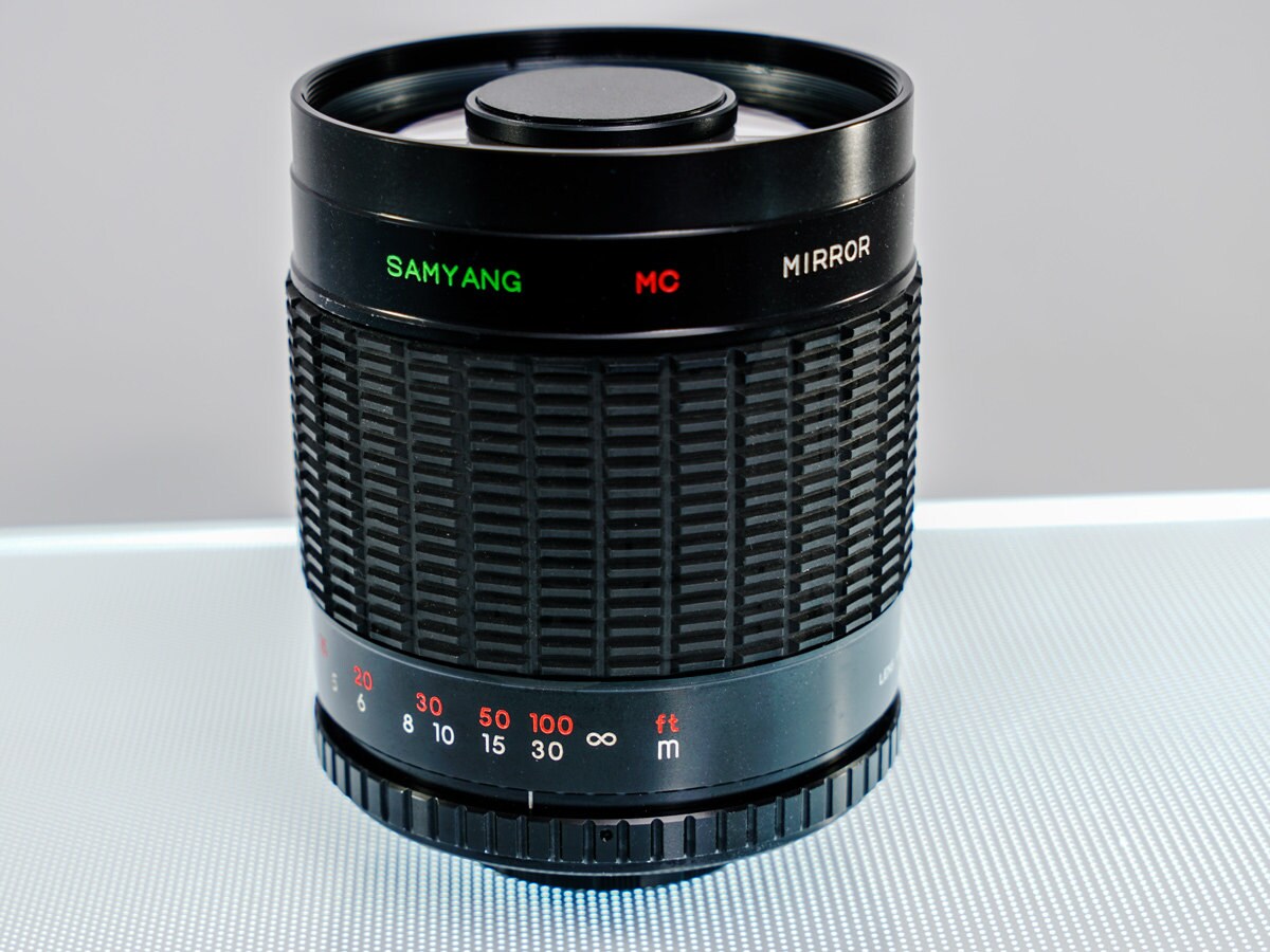 SAMYANG 500mm f/8 Telephoto Mirror Lens with Filters and Genuine