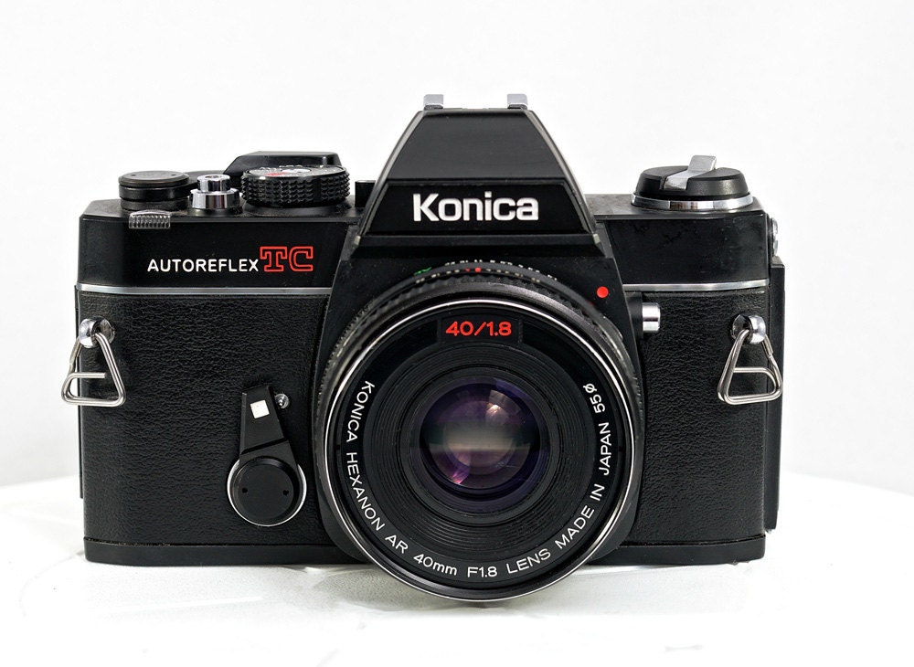 KONICA Auroreflex TC SLR Camera with Konica Hexanon 40mm F1.8 Lens