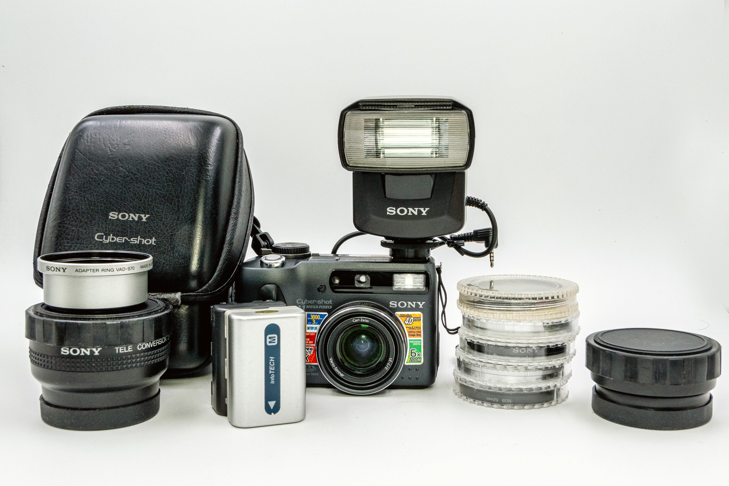 SONY DSCS85 Digital Camera with Zeiss 34102mm F2.0 Lens, 6X Zoom