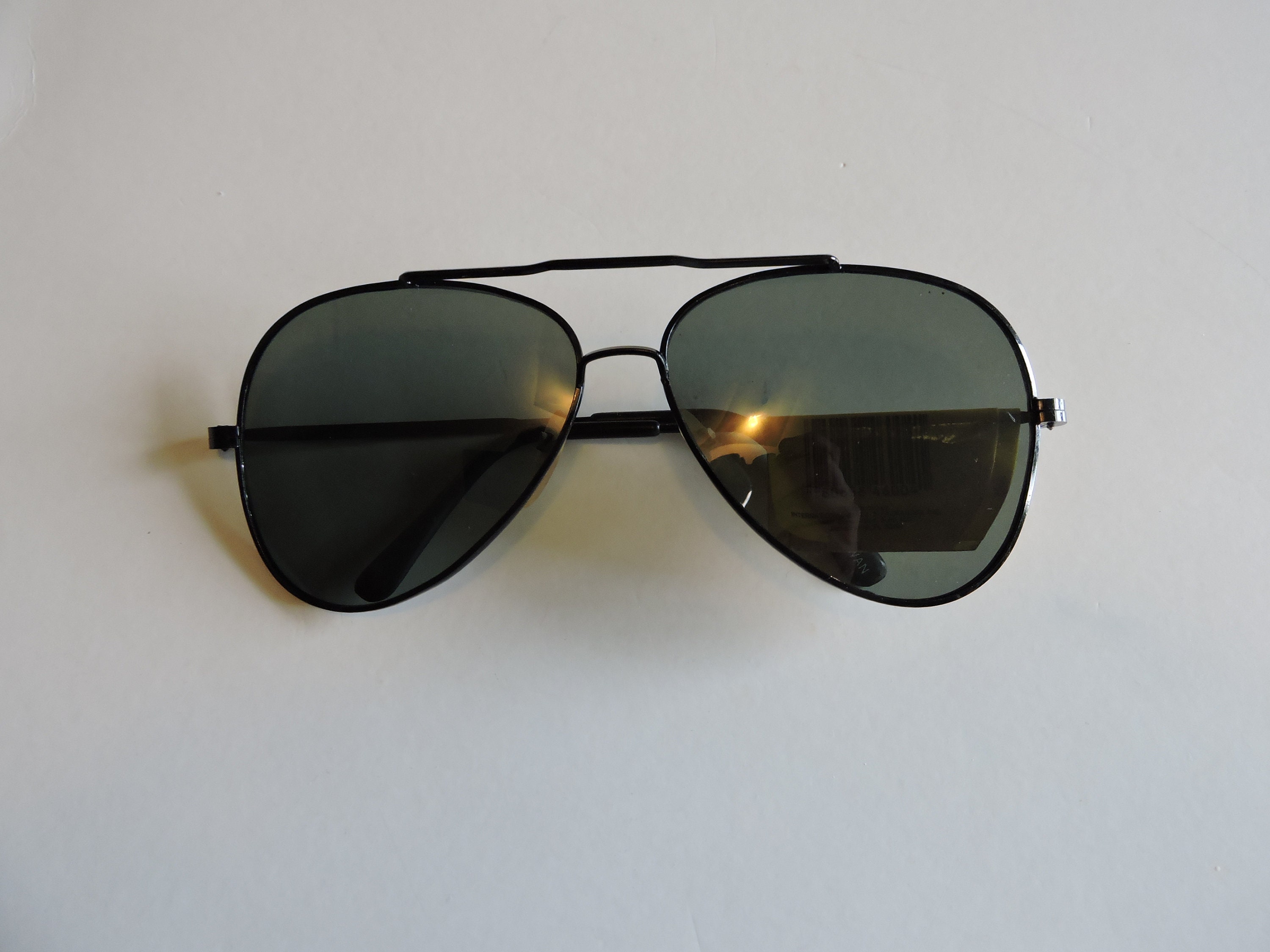 Aviator Sunglasses Authentic Vintage 70's Retro NOS Sun | Etsy