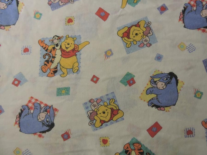 winnie the pooh fitted crib sheet