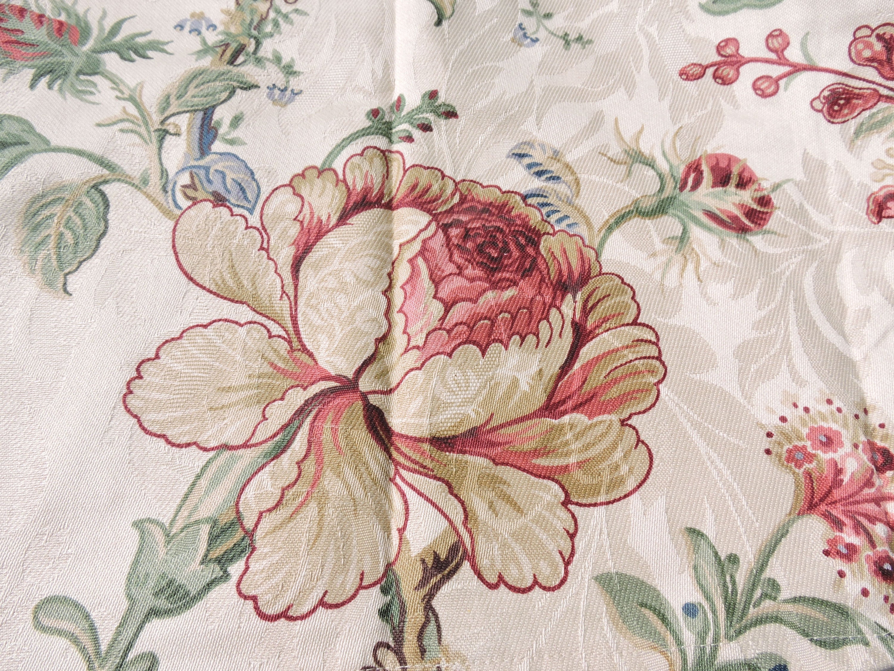 Waverly Screen Print Valances Eight 8 Large Traditional Floral Etsy