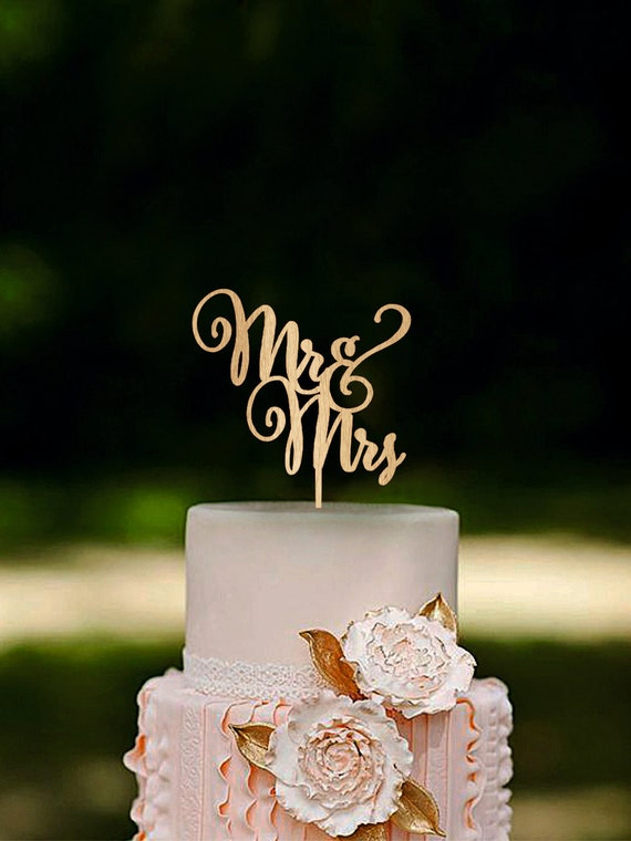 Mr & amp; Mme Wedding Cake Topper - Décorations de Maroc