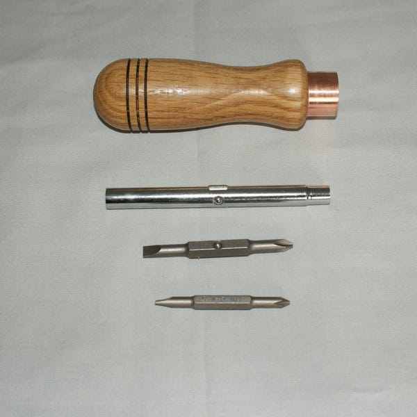Screwdriver -Multi-Function - Reclaimed Hardwood - DIY - Gift - Fathers Day - Christmas  - Handmade - Oldschool Screwdriver with a twist