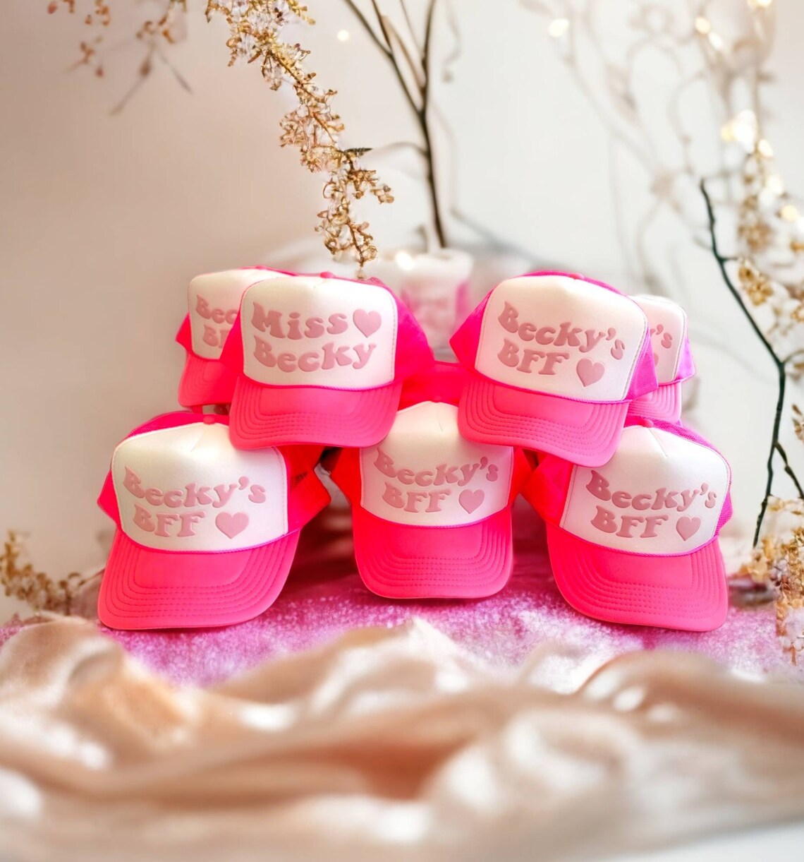 Puff Print Party Hats, Bachelor Party Hat, Crew Hat, Team Crew, Totally ...