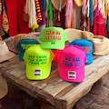 Puff Neon Party Trucker Hats,Otto Tucker Hat Cabo Hats, Mexico  Vacation Hats / Cancun Hat /Glitter Trucker Hats/ Vacation Hats
