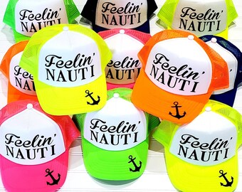 Neon Sailor Hat - Etsy