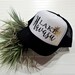 TANNED & TIPSY HAT BLACK/IVORY