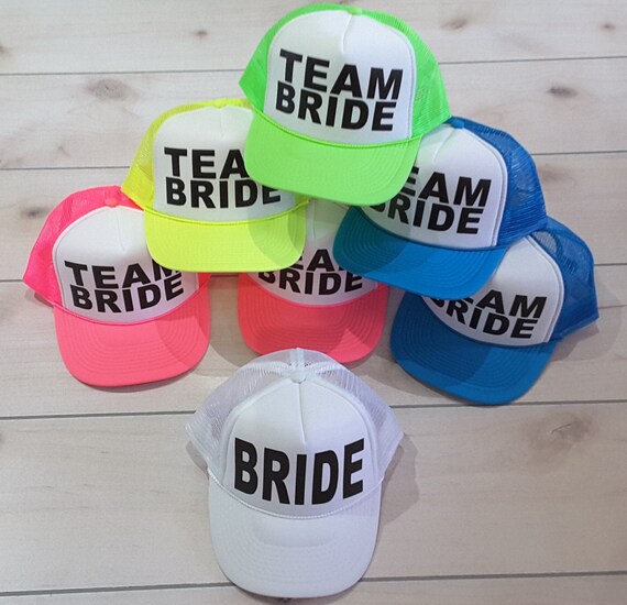 team bride hats