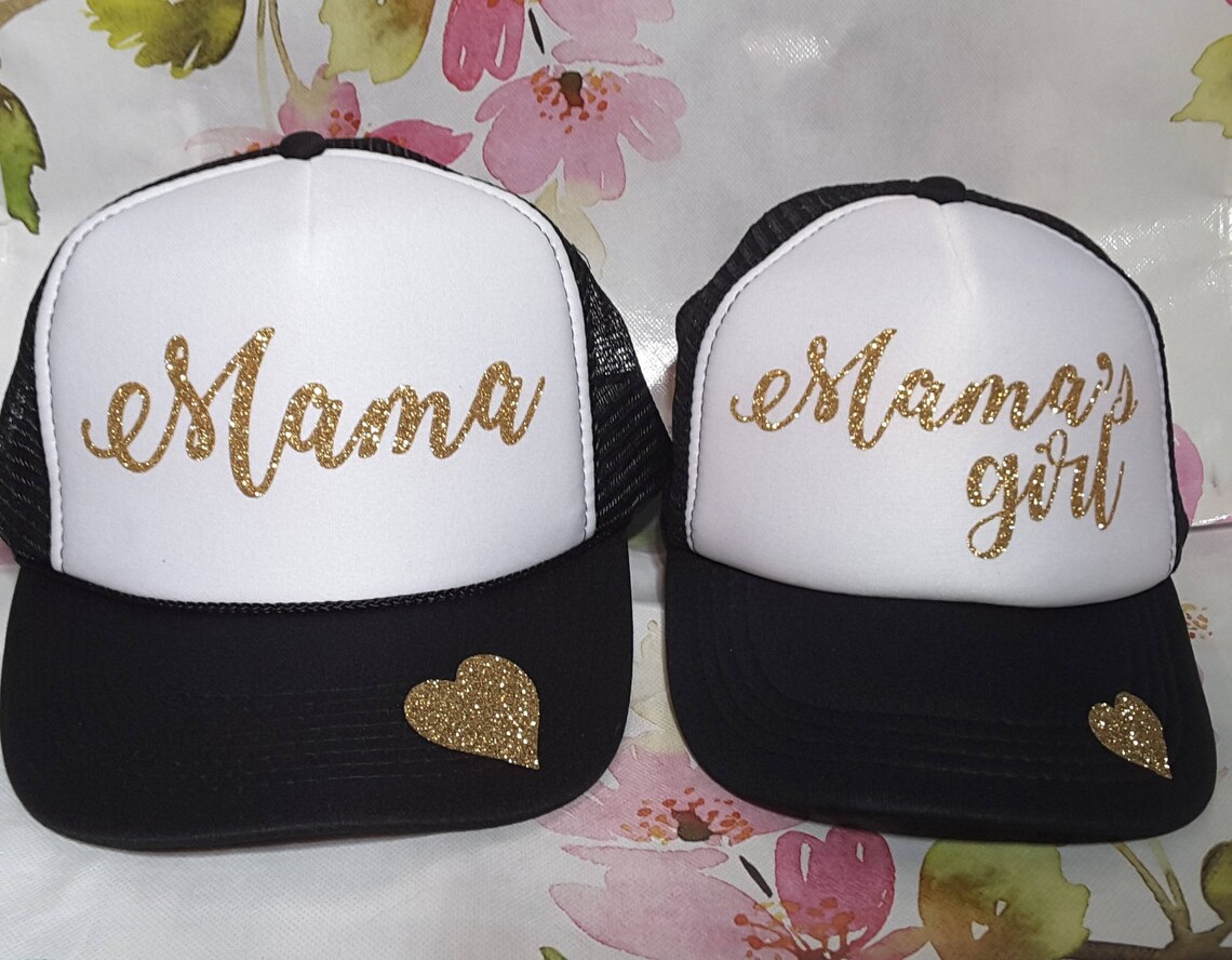 Mama and Mamas Girl Matching Hat Set Matching Hat Set Mother Etsy