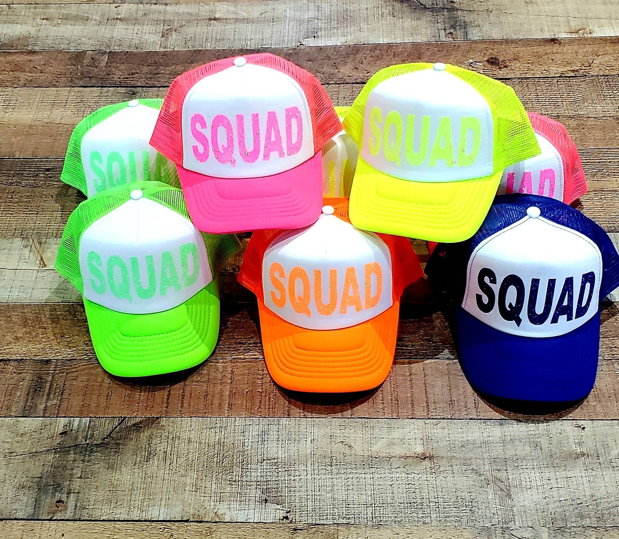 NEON PARTY HATS, Glitter, Bachelorette Hat,Totally Customizable Truck…