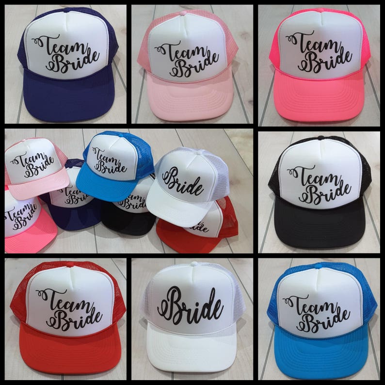 Totally Customizable Trucker Cap Pool Party Vegas Miami Beach Vacation Bridesmaid Hat Hen Team Bride Bachelorette Hat