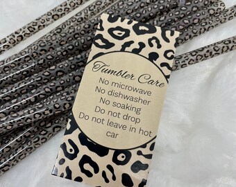 Tumbler Care Cards - Etsy