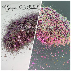 Grape Salad chunky mixed glitter