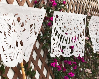 Wedding Mexican Papel Picado - 10 PACK