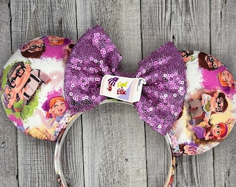 Oreilles de souris levées Carl et Ellie - Kevin, Adventure is out there, Dug, Russel, , Ballons, , Minnie, Mouse