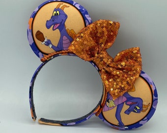 Figment Snack Confetti Ears - Minnie, Mouse, Imagination, Journey, Epcot, Dragon, Churro, Ice Cream, Purple, Dreamfinder