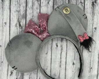 Eeyore Plush Mouse Ears - Hundred Acre Woods, Pooh Bear, Donkey, Disneyland, Minnie, Mickey, Tigger, Oh Bother