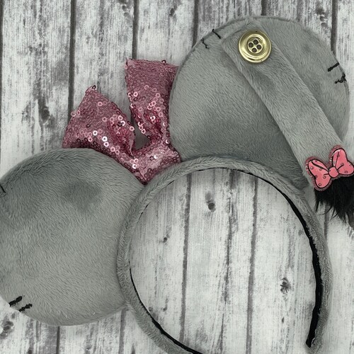 Eeyore Plush Mouse Ears - Hundred Acre Woods, Pooh Bear, Donkey, Disneyland, Minnie, Mickey, Tigger, Oh Bother