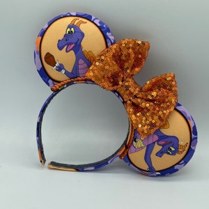 Figment Snack Confetti Ears - Minnie, Mouse, Imagination, Journey, Epcot, Dragon, Churro, Ice Cream, Purple, Dreamfinder