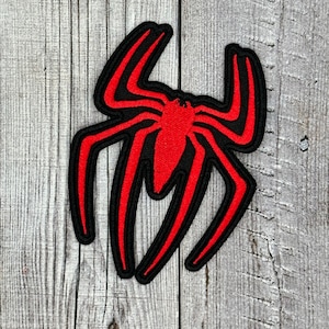 SpiderMan Iron on patch - Red Spider