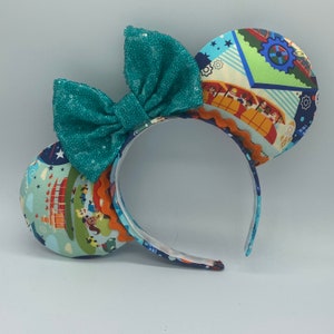 Tomorrowland Mouse Ears - Minnie, Mouse, land, toekomst, Disney World, Magic Kingdom, people mover, space mountain