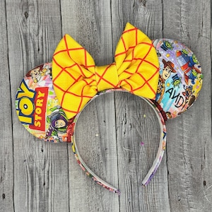 Toy Story Mouse Ears - Minnie, Mouse, Woody, Bo Peep, Jessie, Buzz, , Valentine&#39;s Day, Romance, Love, Kiss
