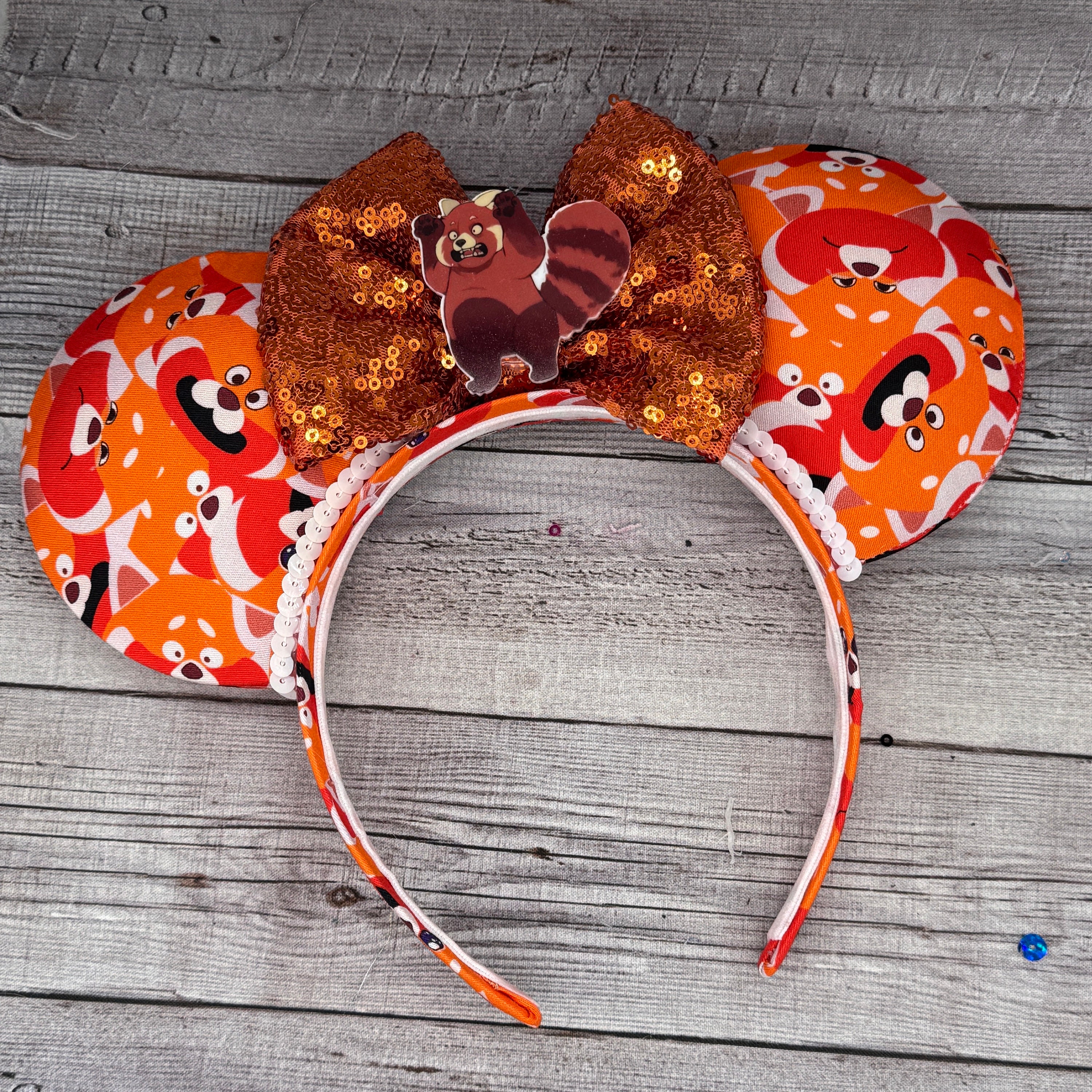 ? Disney Turning Red Ears Headband PANDA POWER NWT 2 DisneyParks Minnie Mouse Ears Turning Red Panda Power Mei  main image 4