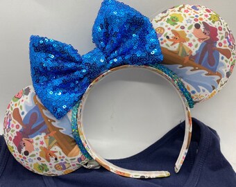 Splash Mountain Mouse ears - Minnie, Mickey, Briar Rabbit, Fox, Bear, Disneyland Attractions, Zip a di do Da