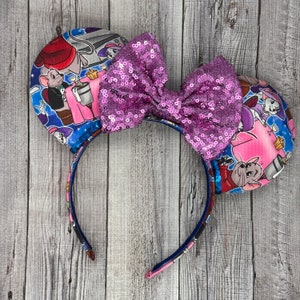 Bernard and Bianca Rescuers Mouse Ears - Down Under, Minnie, Mouse, Madam Medusa, Seagull, Penny,
