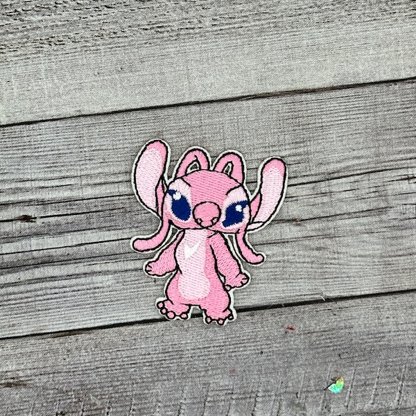 Stitch and Angel Iron On Etsy