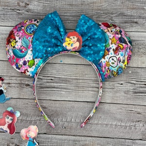 Little Mermaid Mouse Ears - Ariel, Minnie, Prince Eric, Ursula, Sebastian, Princess, land, Magic Kingdom, Disney, Mouse