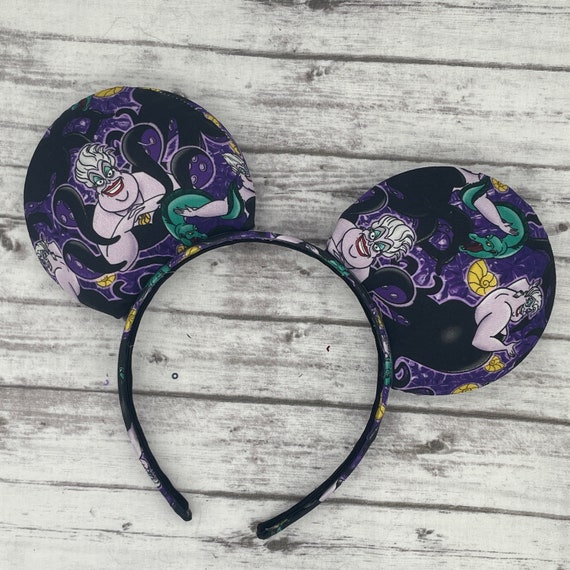 Ursula Villain Ears - Minnie Mouse, Halloween, Ariel, Little  display picture 1